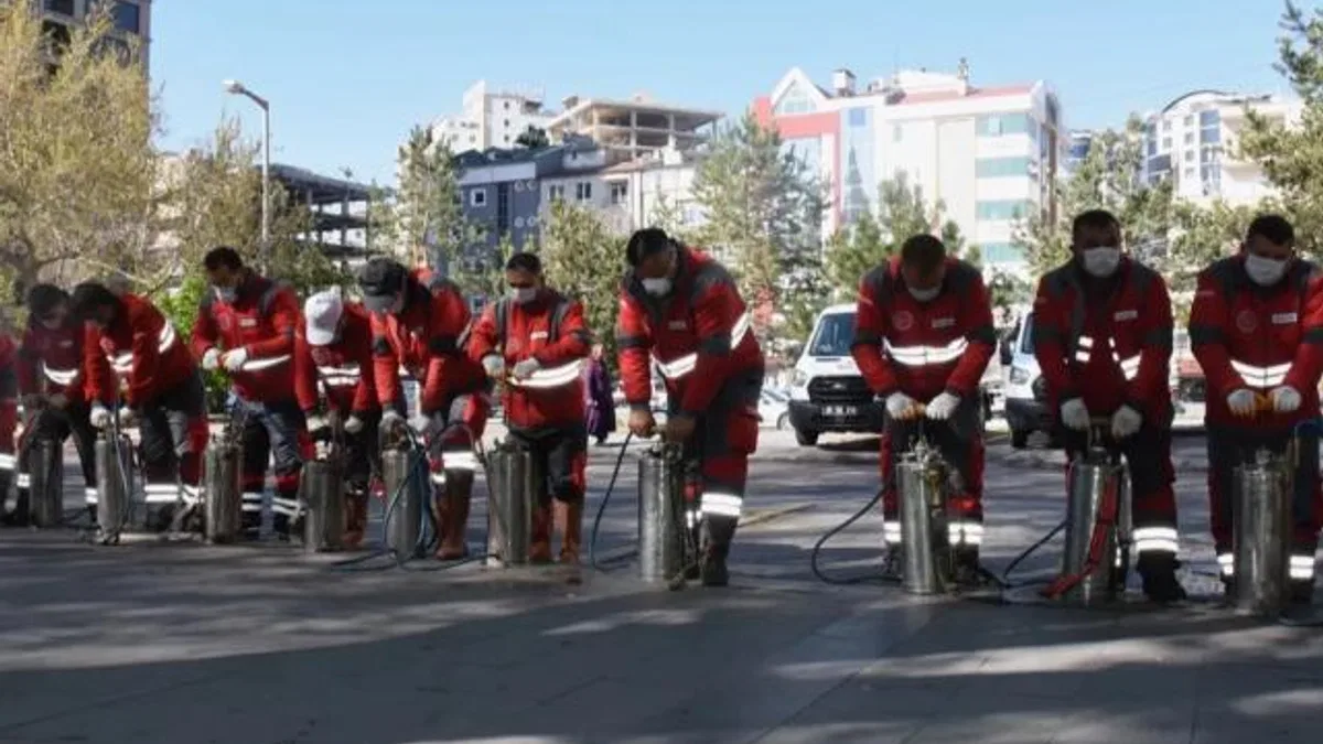 Kayseri Kocasinan'dan kapsamlı ilaçlama