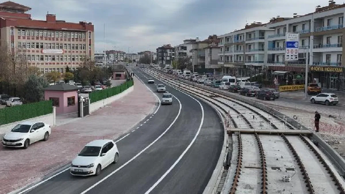 Konya’da yeni tramvay hattı son aşamada!