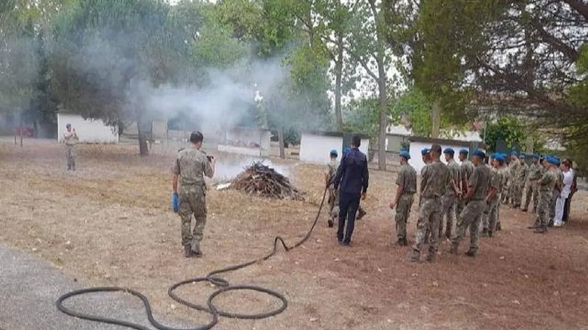 KOBİTEM'in yangın eğitimleri devam ediyor