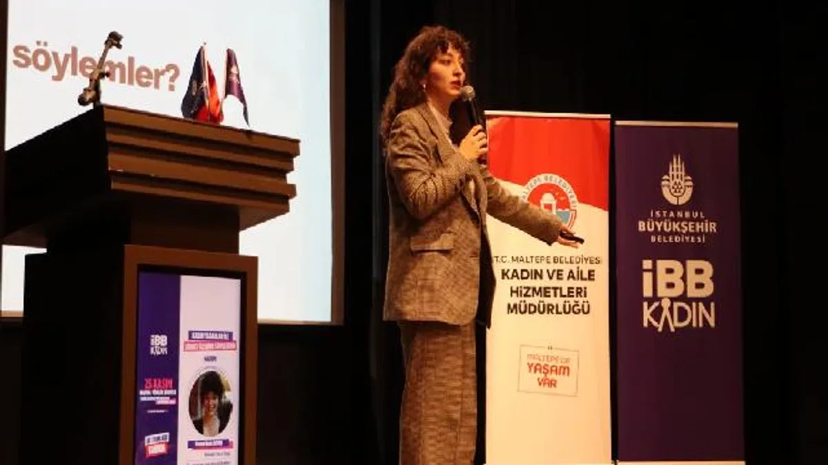 İstanbul Maltepe'de şiddet üzerine söyleşi