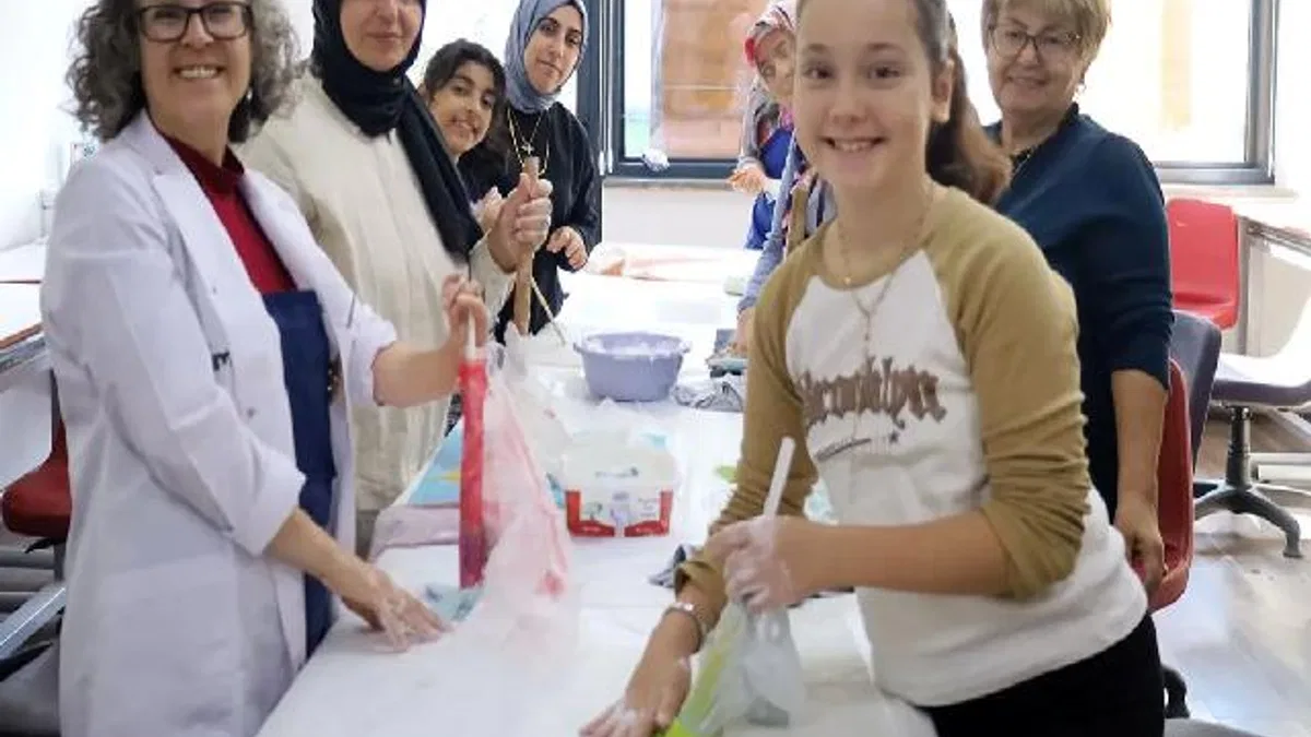Anne ve çocuklar SAMEK’te birlikte üretti