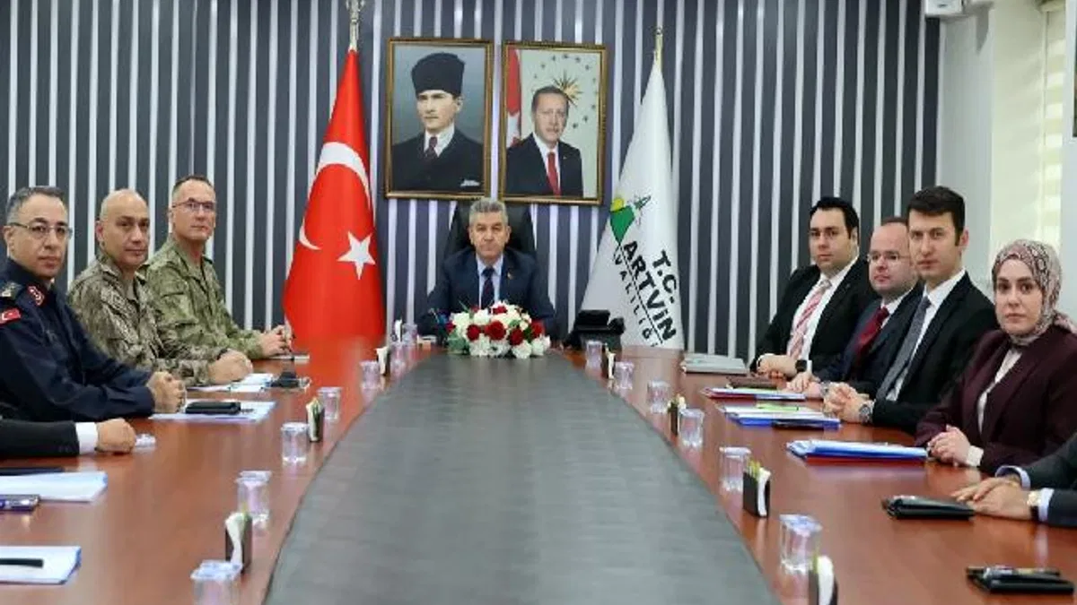 Artvin'de güvenlik ve asayiş koordinasyonu