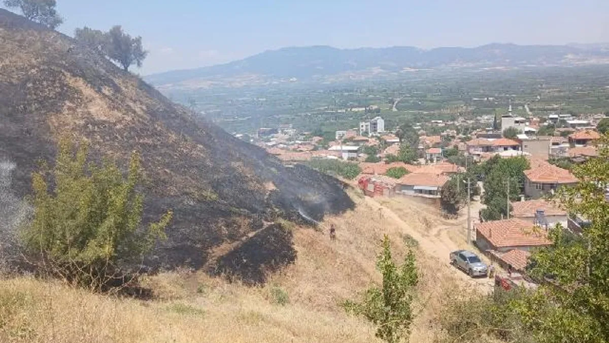 Manisa Turgutlu'dan büyümeden söndürüldü