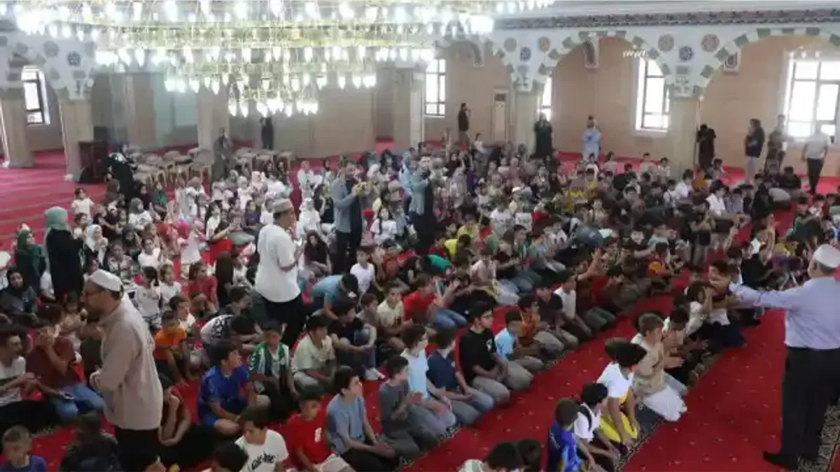 Konya'da öğrencilerin Yaz Kur’an Kursu heyecanı