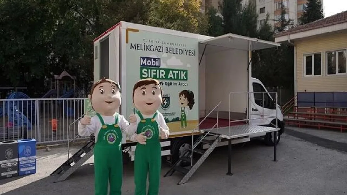 Kayseri Melikgazi'den 'sıfır atık' eğitimi