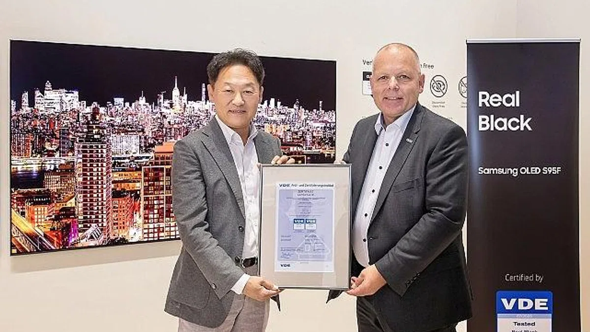 Samsung 2025 OLED TV serisi, VDE'den "Gerçek Siyah" ekran sertifikası aldı