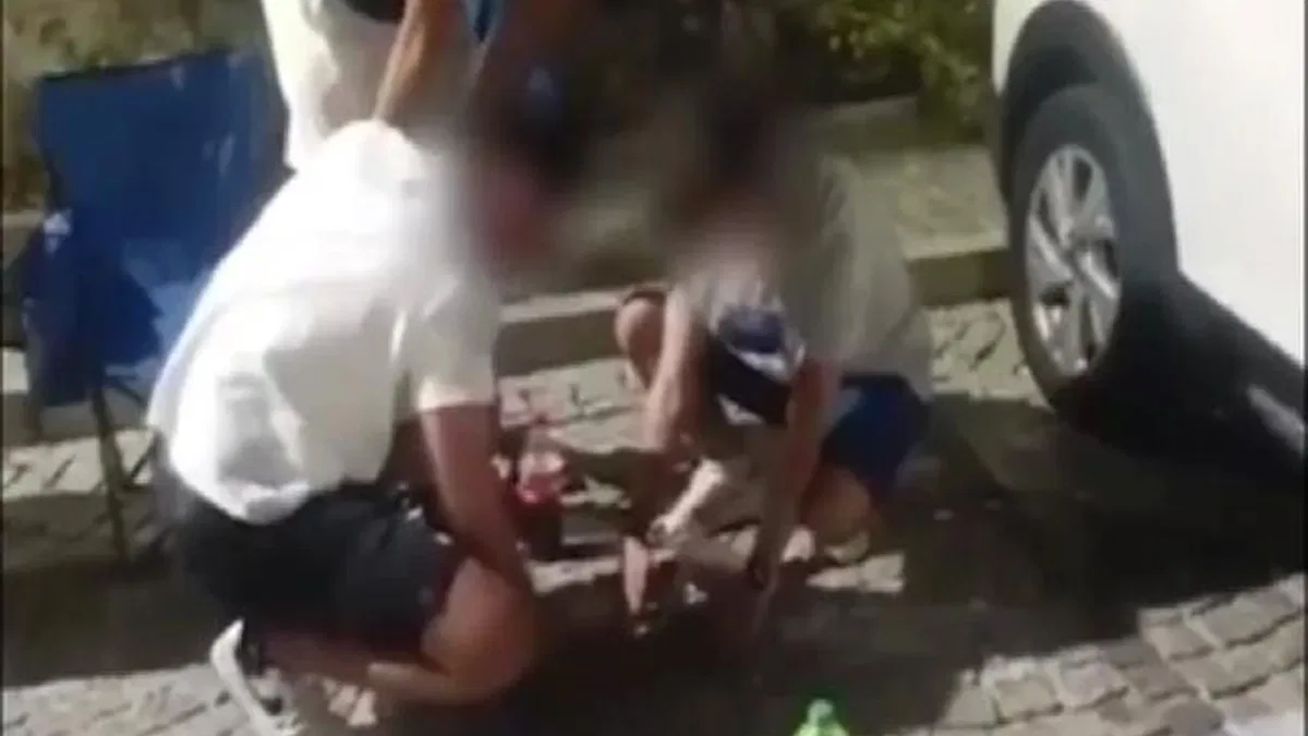 Mudanya Zabıtası çevreyi kirleten gençlere çöp toplattı, ceza kesti!