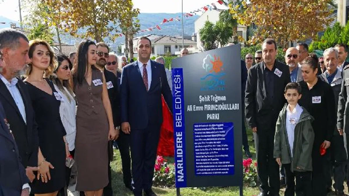 Şehit Teğmen'in adı Narlıdere'de yaşayacak