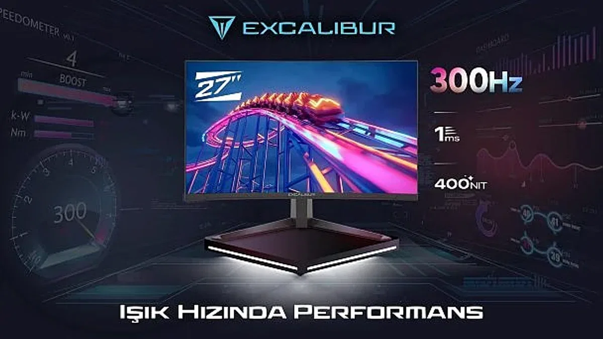 Casper'ın Excalibur 27" Curved Gaming monitörü satışa çıktı