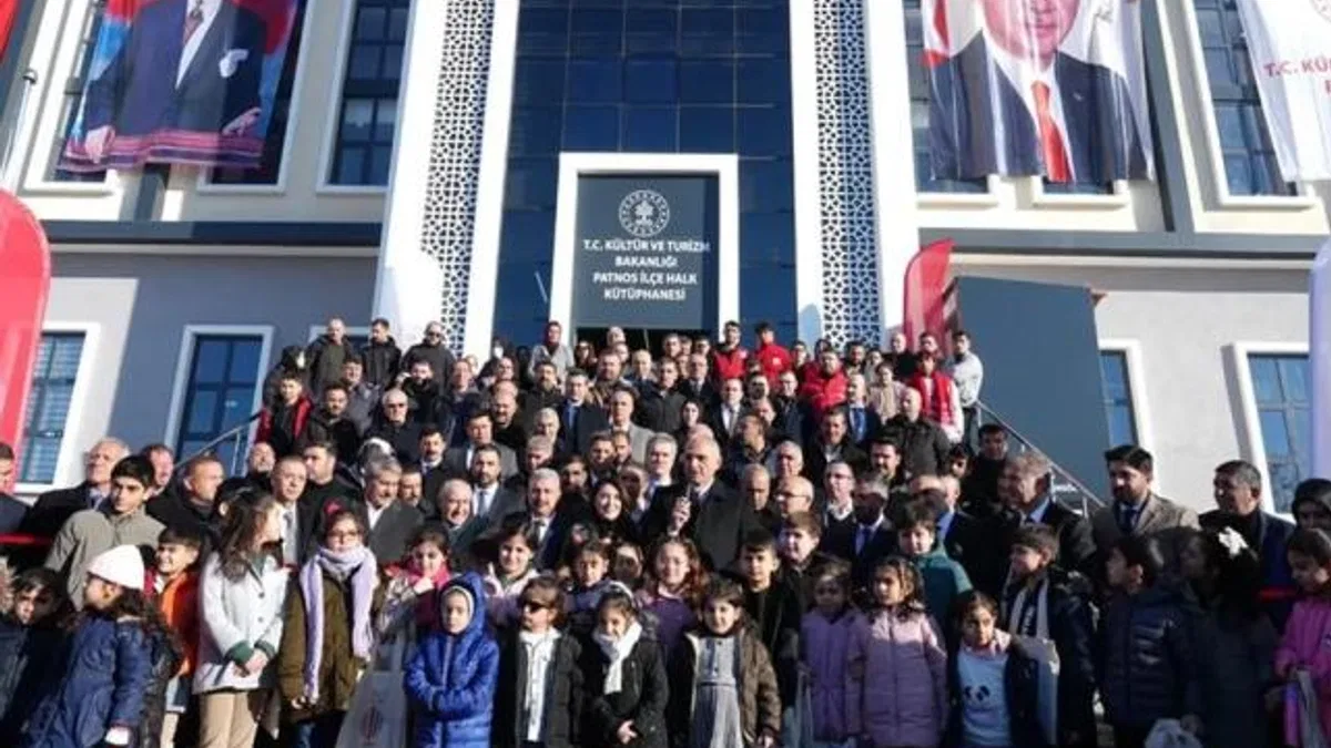 Ağrı Patnos'a 40 bin koleksiyona sahip yeni kütüphane