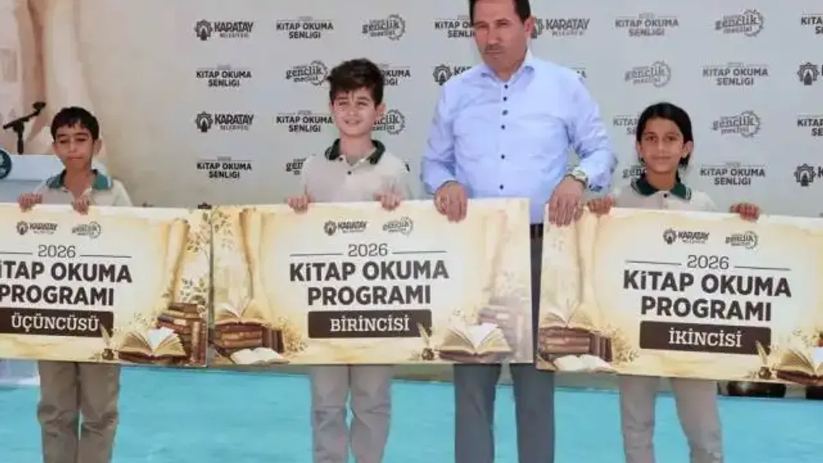 Konya Karatay'da kitap okuma projesi şenliklerle tamamlandı