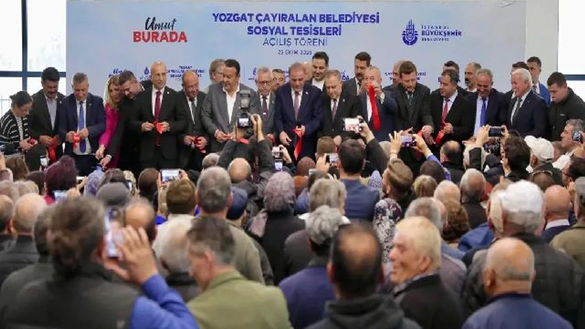 Yozgat Çayıralan Belediyesi sosyal tesisi açıldı