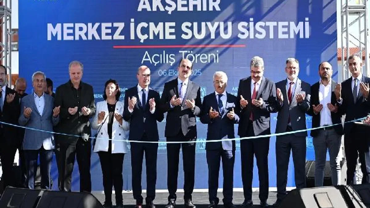 Konya Akşehir'in içme suyu sorununa 223 milyon TL'lik köklü çözüm
