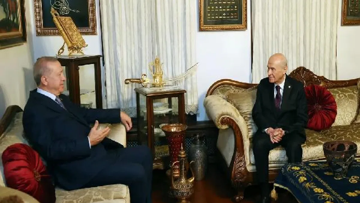 Cumhurbaşkanı Erdoğan’dan Bahçeli’ye ziyaret