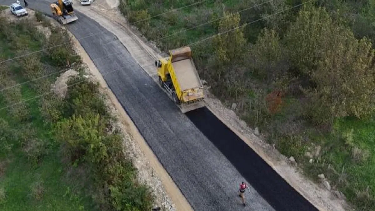 Ordu’da asfalt seferberliği sürüyor