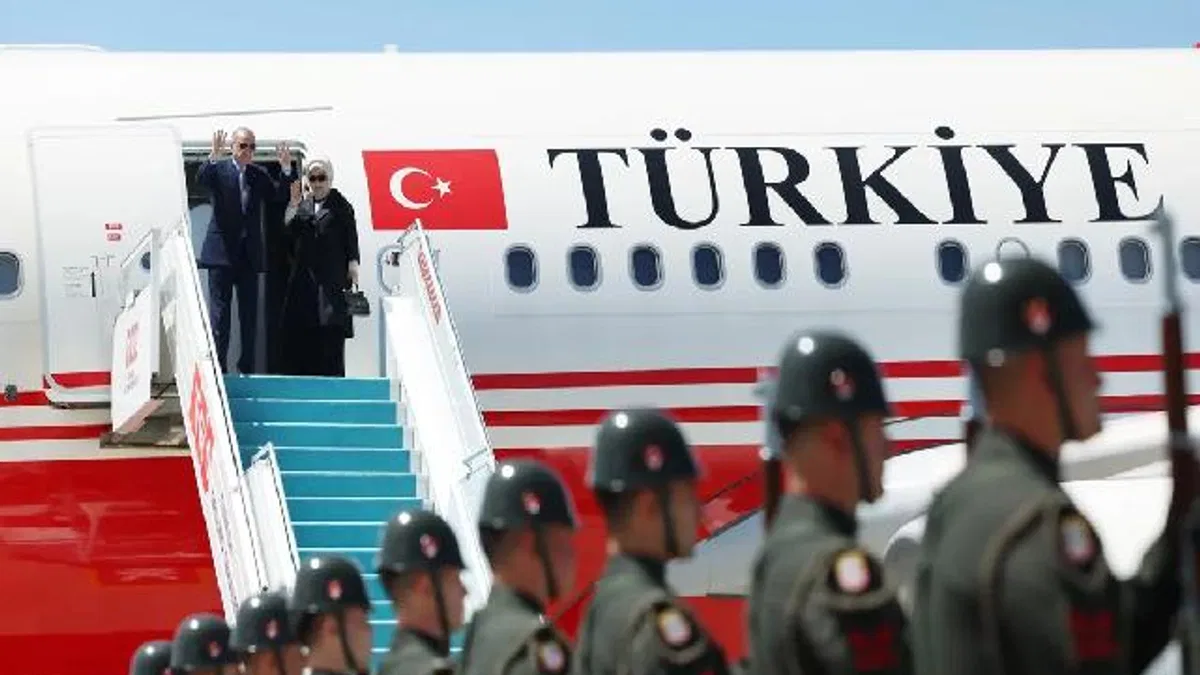 Cumhurbaşkanı Erdoğan, Türk Devletleri Teşkilatı Zirvesi için Azerbaycan yolcusu