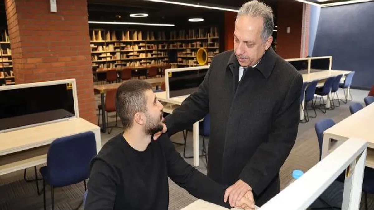 Kayseri Talas kütüphaneleri dolup taşıyor