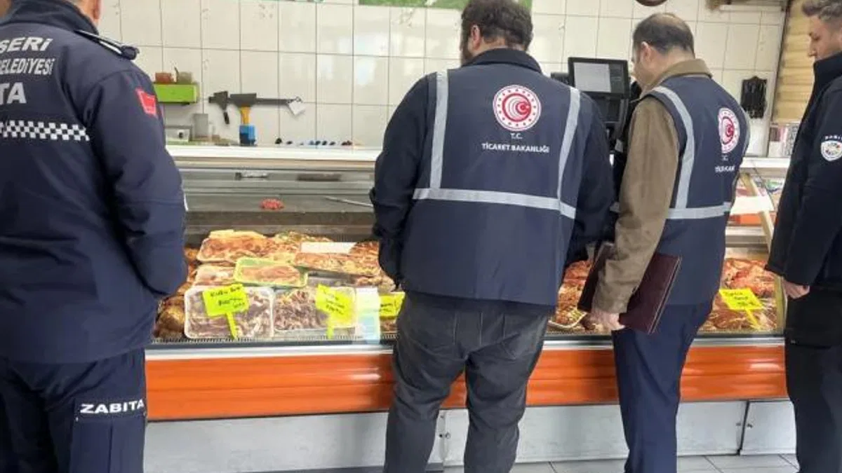 Kayseri zabıtasından kasaplara yakın takip