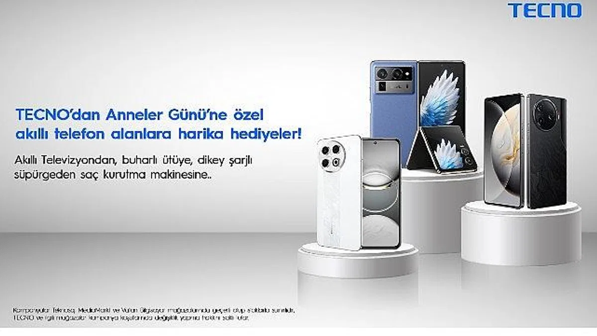 TECNO'dan Anneler Günü'ne özel akıllı telefon alanlara harika hediyeler!