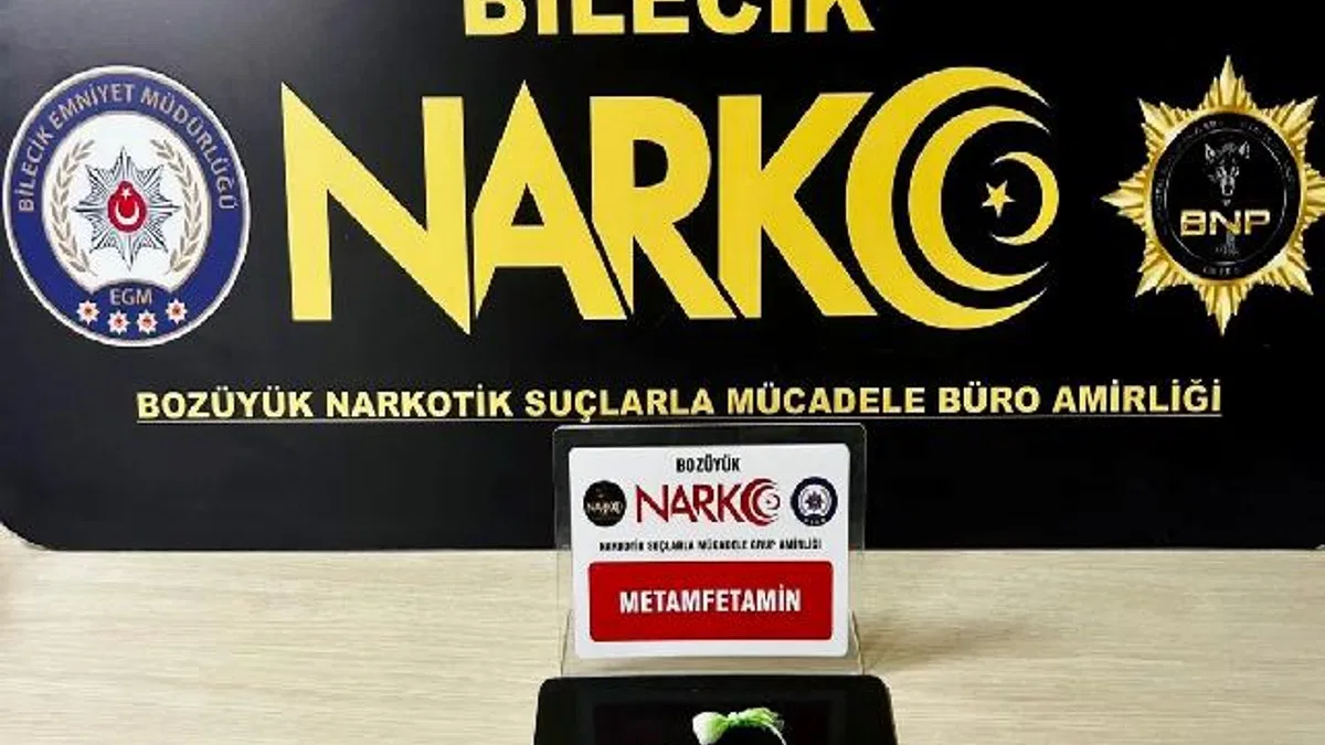 Bozüyük’te narkotik operasyonu