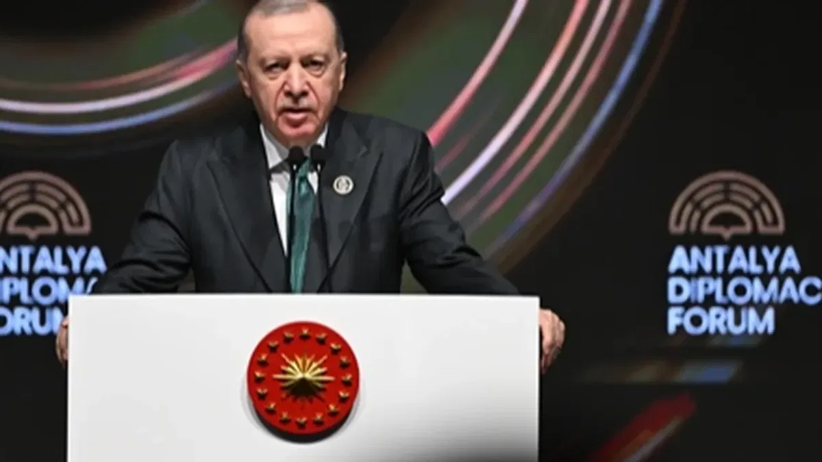Cumhurbaşkanı Erdoğan’dan Antalya'dan barış ve diyalog mesajı