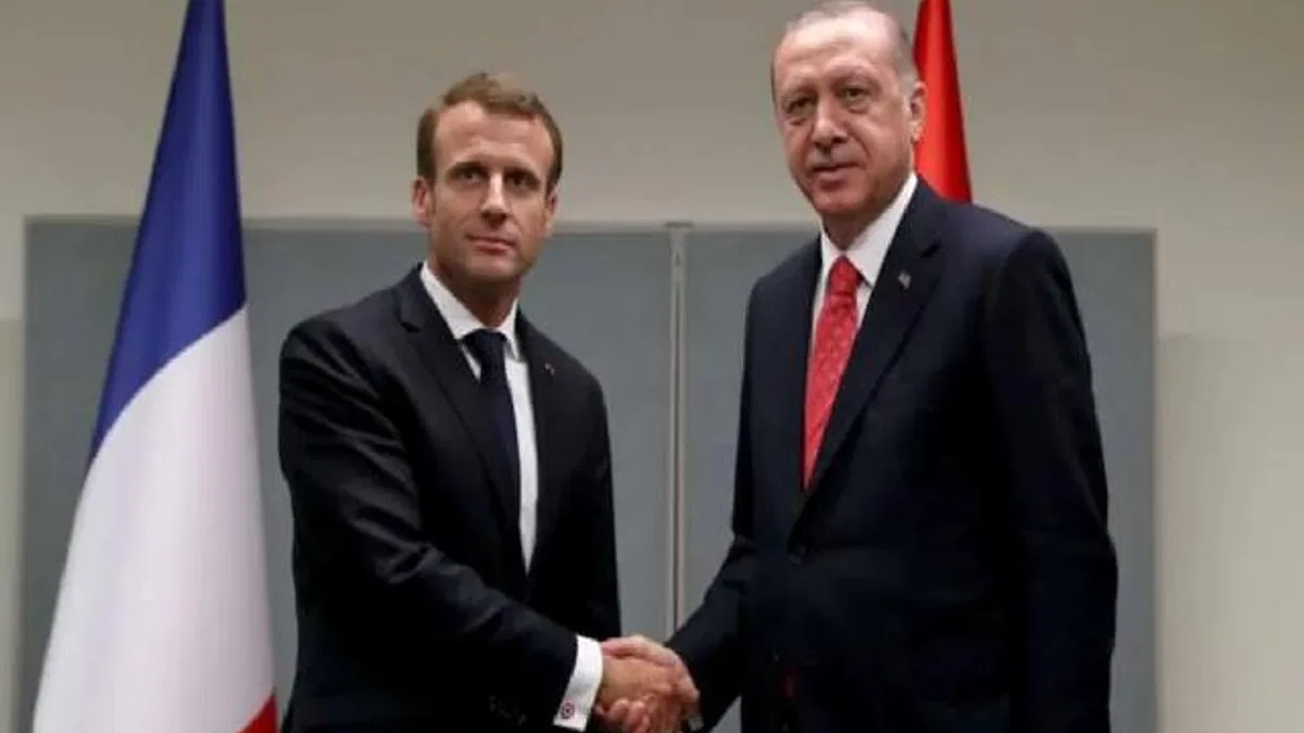 Cumhurbaşkanı Erdoğan Macron ile görüştü