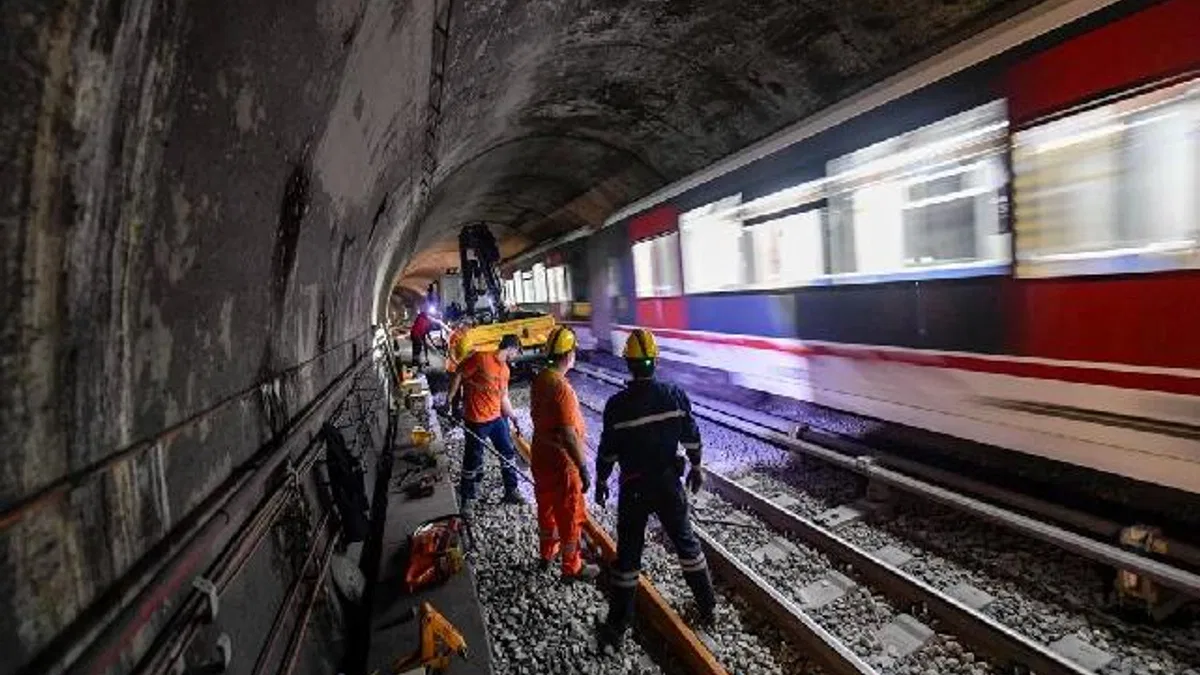İzmir Metrosu’nda bakım zamanı