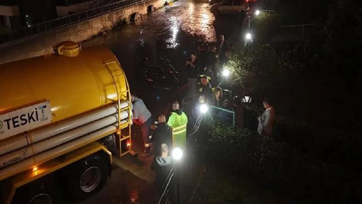 Tekirdağ'da sel seferberliği