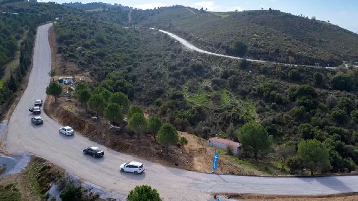 İzmir Güzelbahçe Payamlı yolu açıldı
