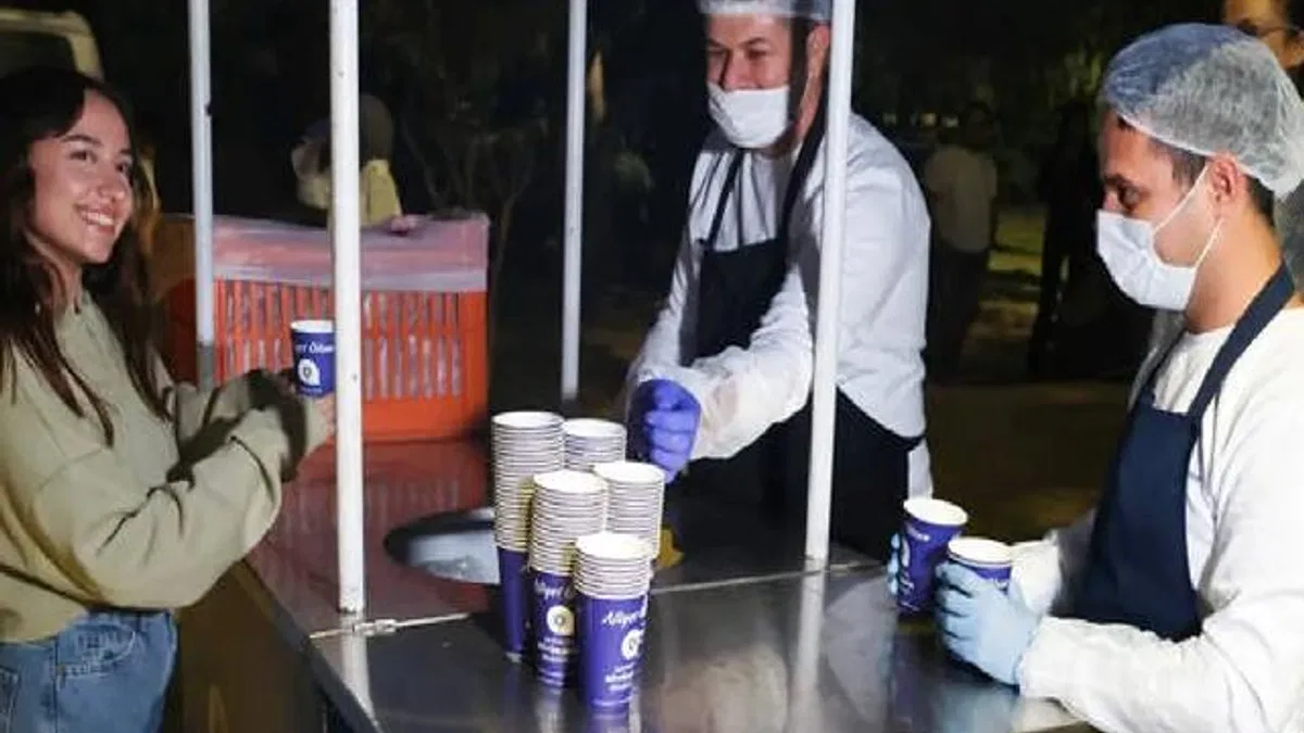 Antalya'da öğrencilere sıcak çorba desteği