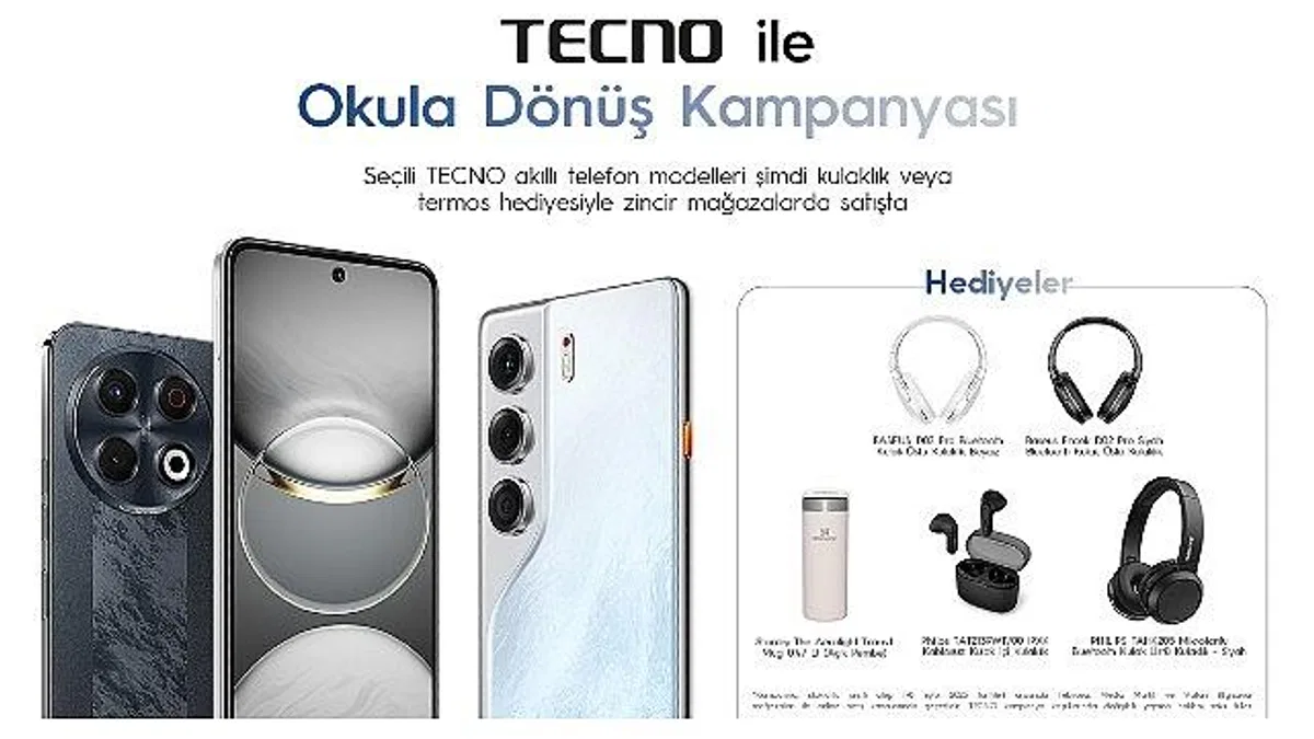 TECNO'dan Okula Dönüş Kampanyası: Yeni Döneme Teknolojiyle Başla!