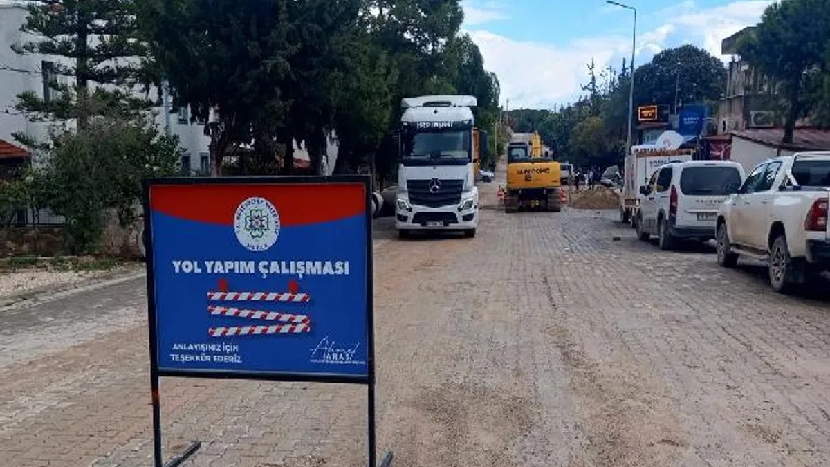Muğla'dan Datça'nın yolları etap etap yenileniyor