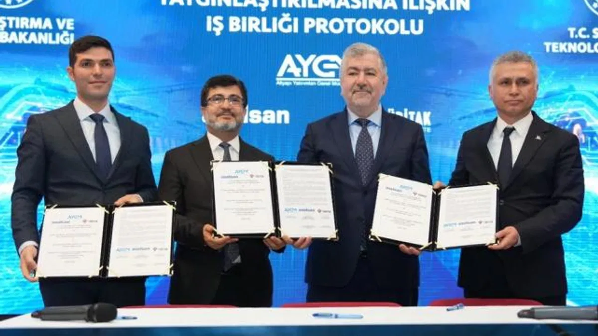 Metro sinyalizasyonunda yerli hamle... Üçlü protokol imzalandı
