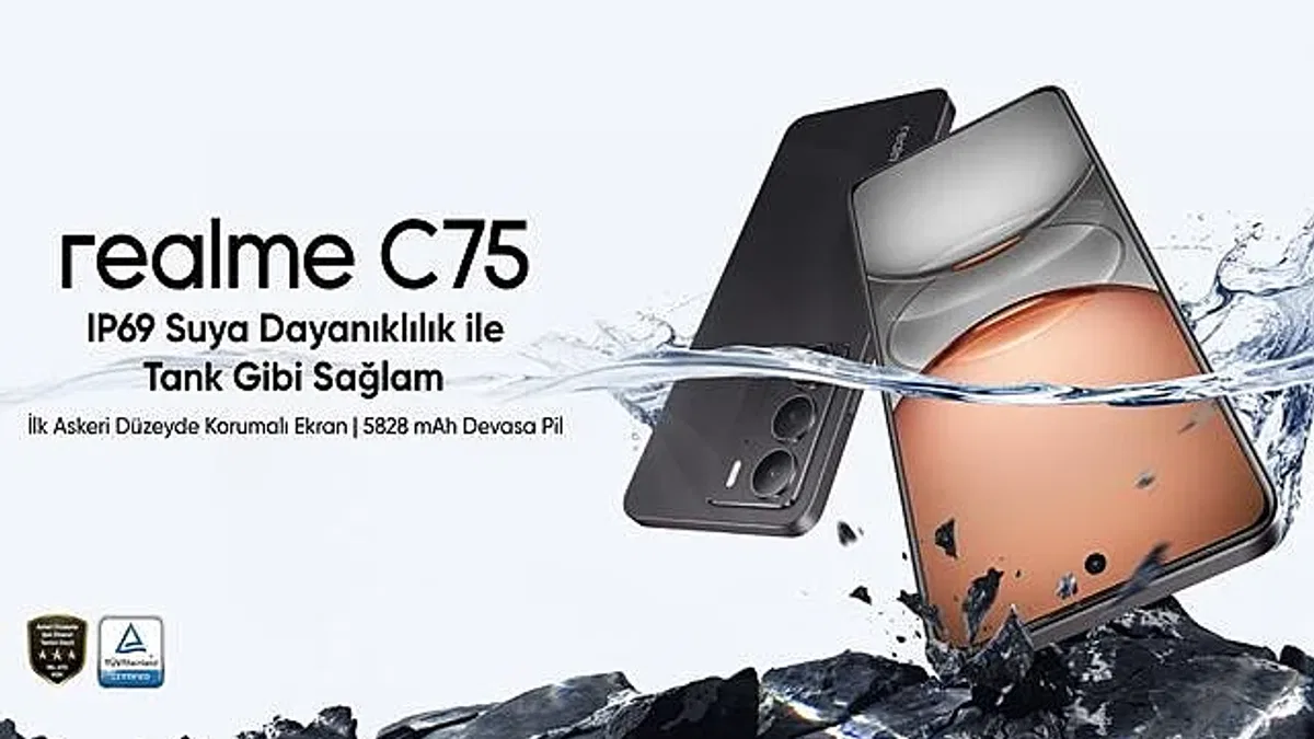 Bütçe Dostu Realme C75 Türkiye’de Satışa Çıktı