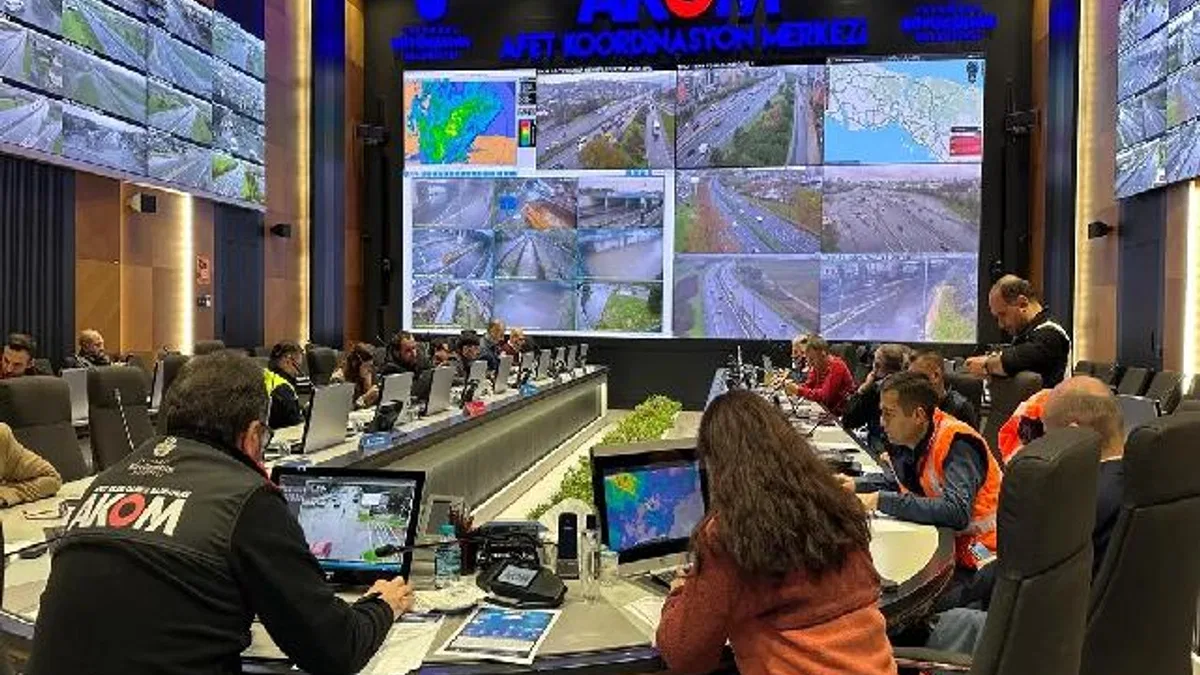 AKOM'da kriz masası kuruldu... İstanbul'da ekipler teyakkuzda!