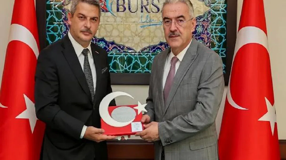 GESİAD'dan Bursa Valisi Ayyıldız'a 34. yıl ziyareti