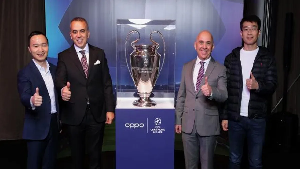 UEFA kupası OPPO lansmanı için Türkiye'ye geldi