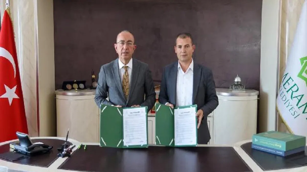 Meram ile Nuribey arasında kardeşlik köprüsü kuruldu