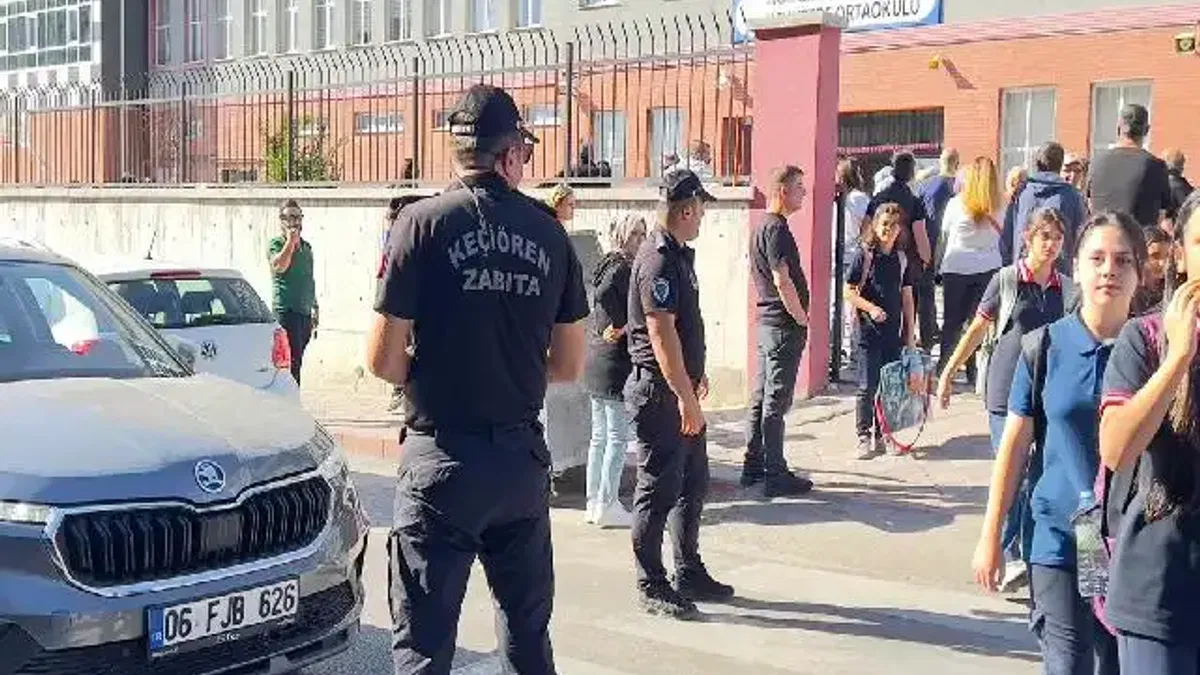 Ankara Keçiören Zabıtası'ndan trafiği rahatlatan mesai