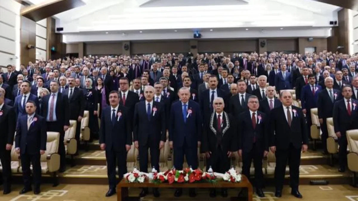 Cumhurbaşkanı Erdoğan Anayasa Mahkemesi'nin 64. yıl törenlerine katıldı