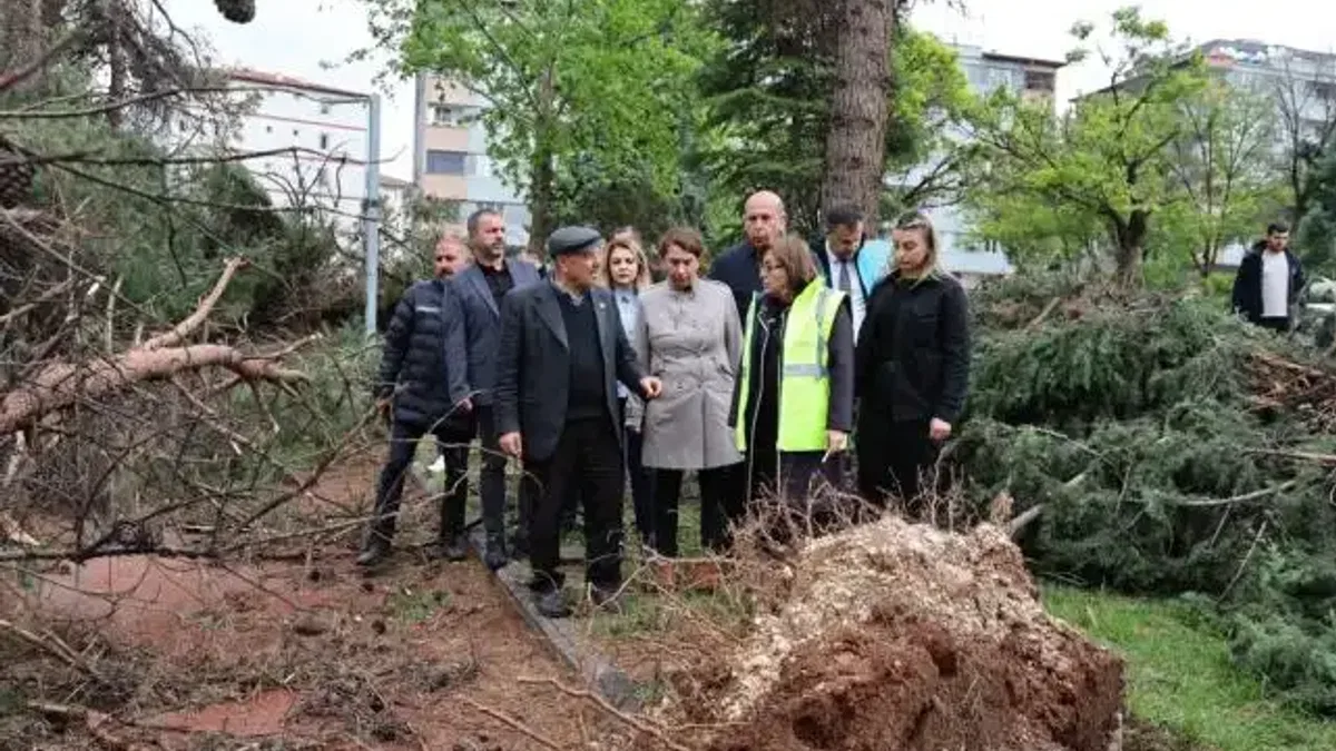 Gaziantep’te 'süper hücre'ye karşıu tüm ekipler sahada