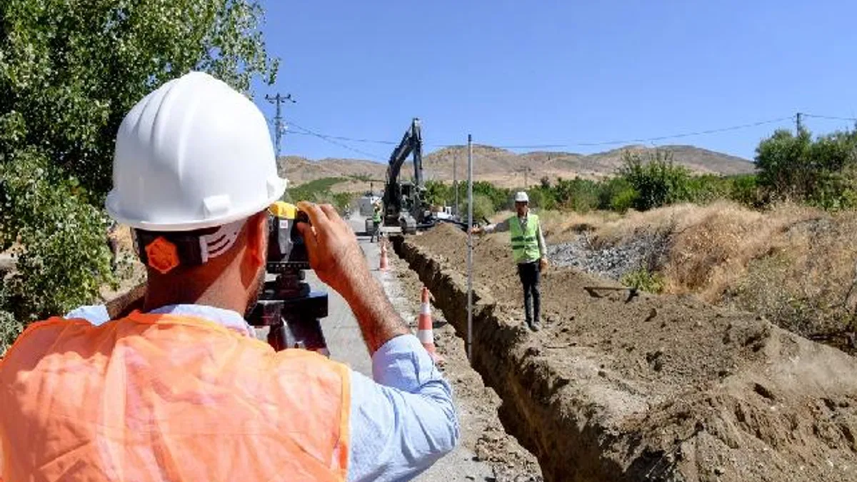 Malatya'da Hacıyusuflar'a yeni kanalizasyon hattı