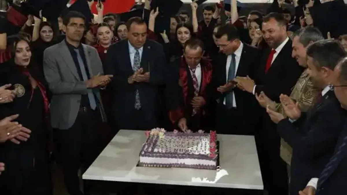 Erzurum Narman’da mezuniyet coşkusu
