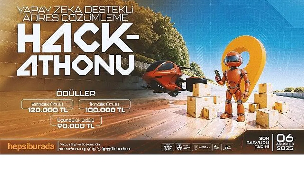 TEKNOFEST Yapay Zeka Destekli Adres Çözümleme Hackathon Yarışması Başvuruları Devam Ediyor