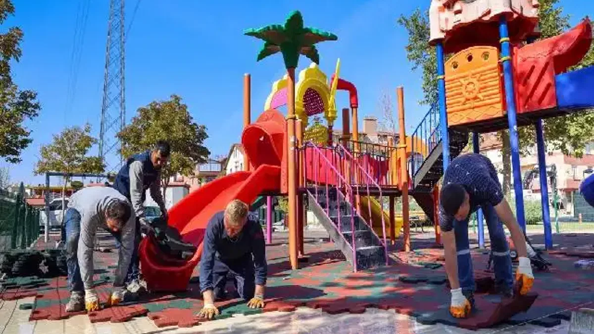 Konya Meram’ın park ve bahçeleri kışa hazırlanıyor