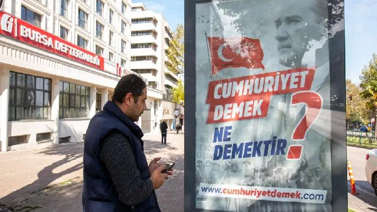 Bursa Büyükşehir'den Cumhuriyet coşkusuna yenilikçi proje