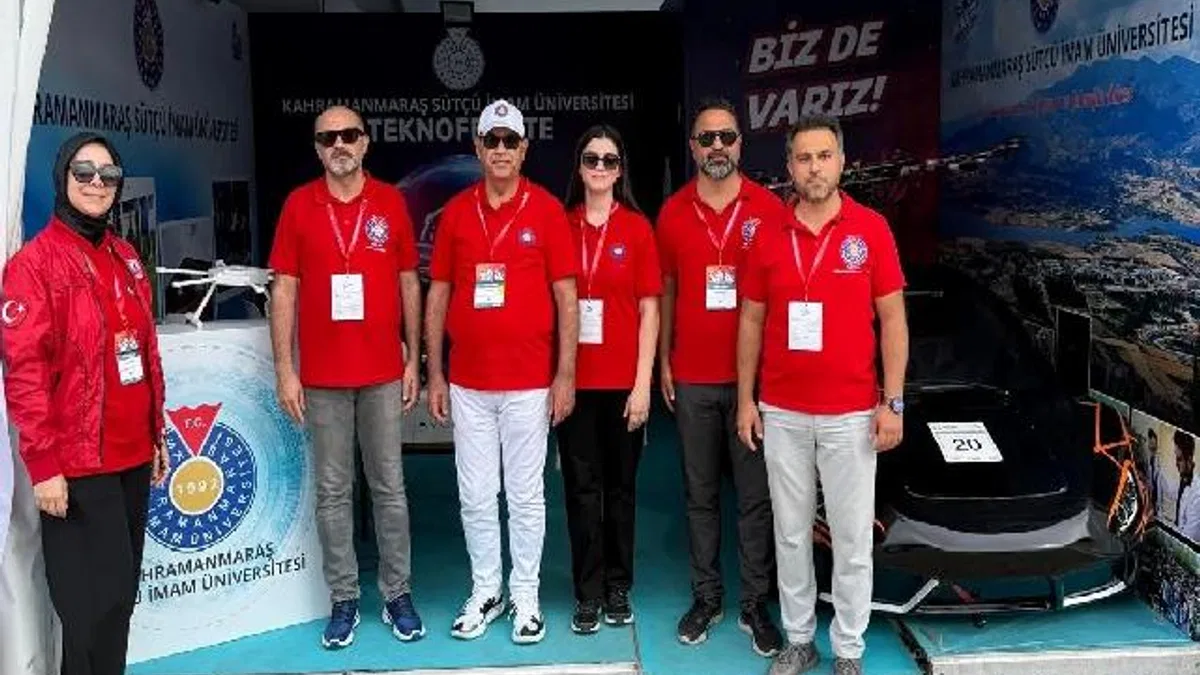 KSÜ öğrencileri TEKNOFEST 2025’te Kahramanmaraş’ı temsil ediyor
