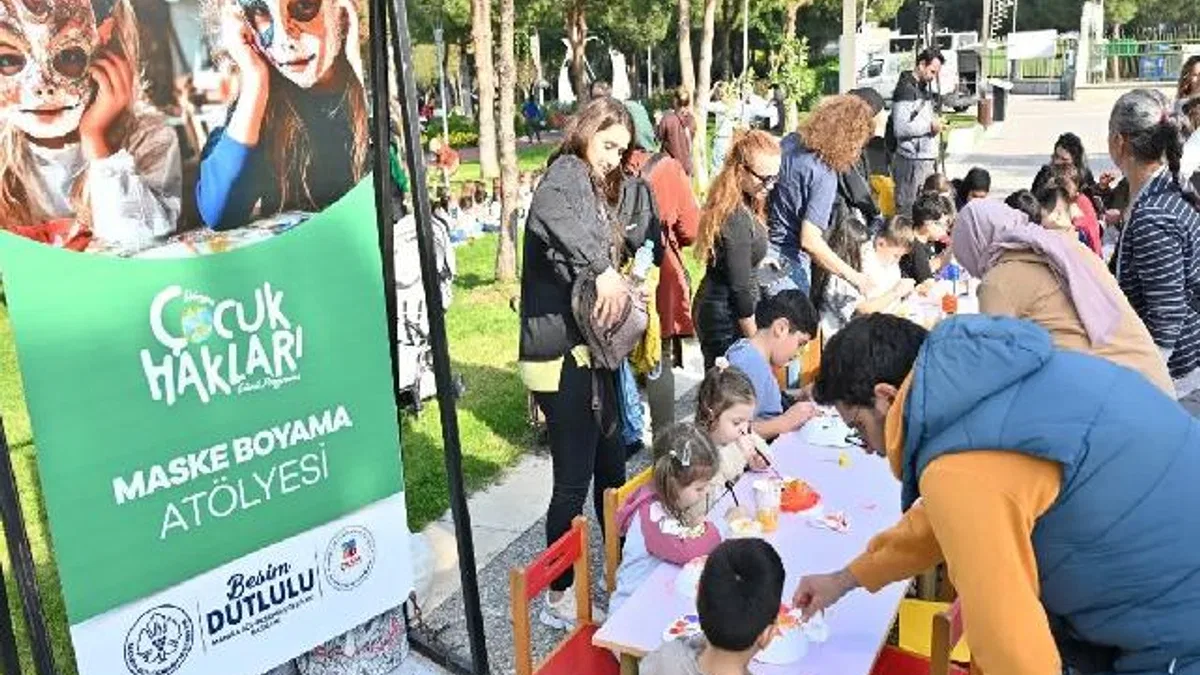 Manisalı çocuklar haklarını eğlenerek öğrendi