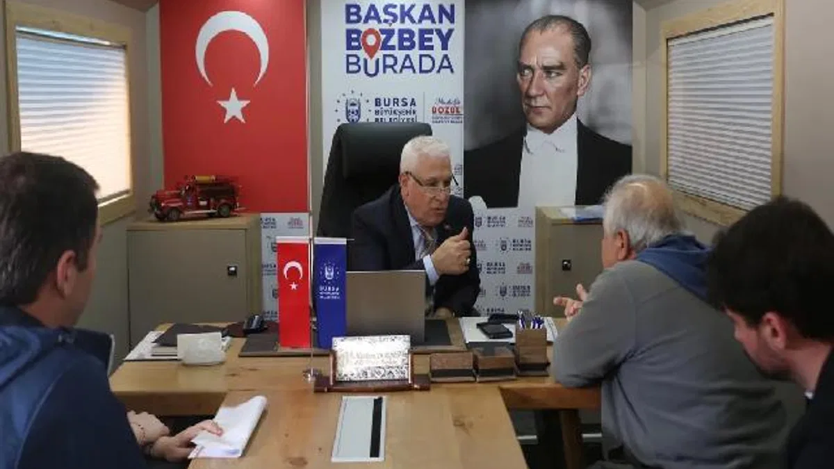 Bursa'da Başkan Bozbey makamını Hamitler'e taşıdı