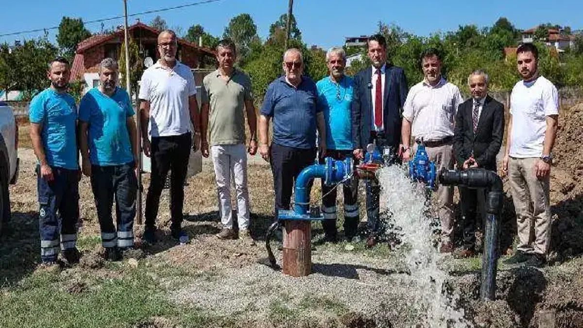 Sakarya'da 132 metre derinlikten kaliteli su